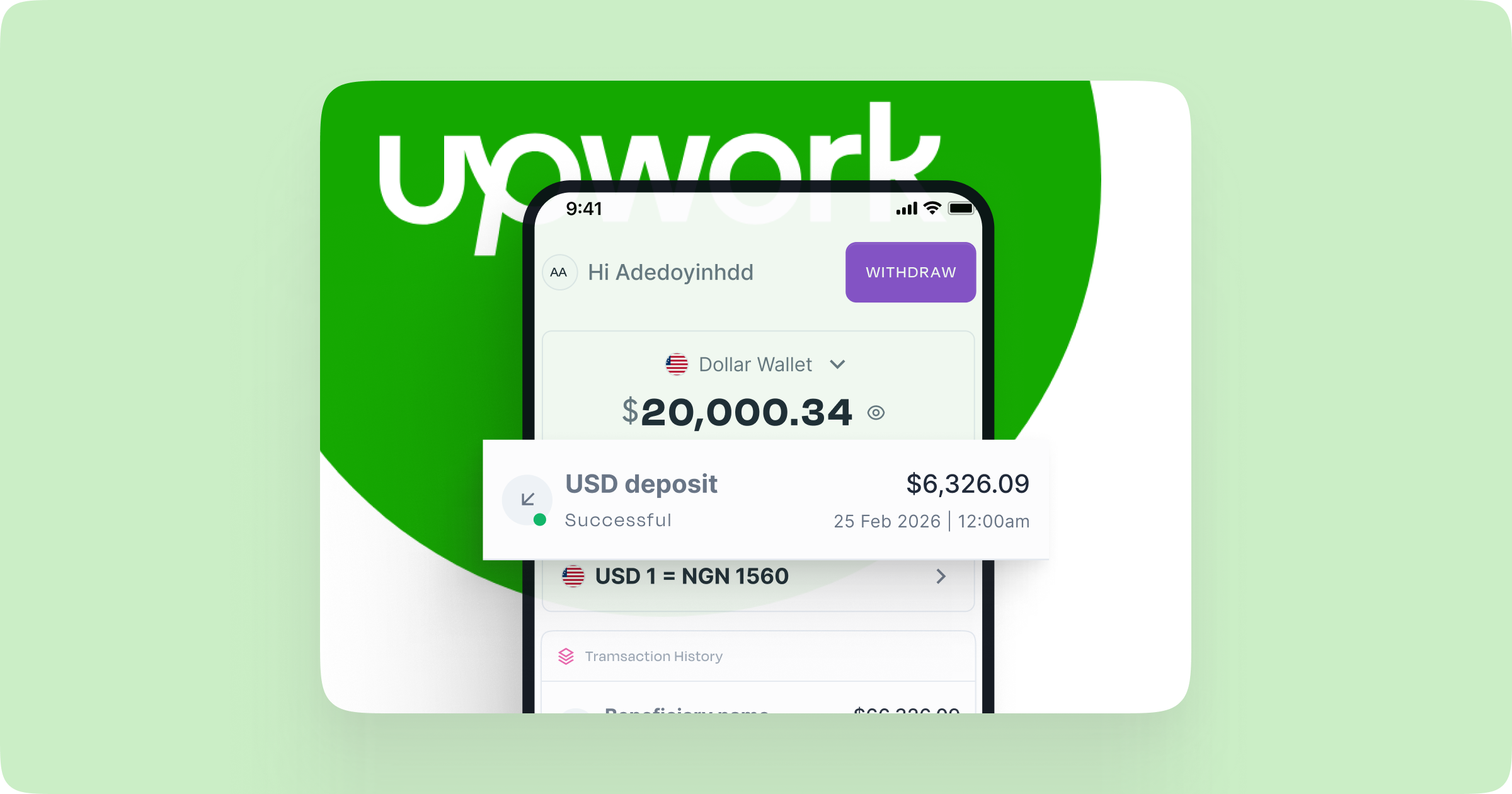 How to Withdraw from Upwork to Naira Using Crossboda